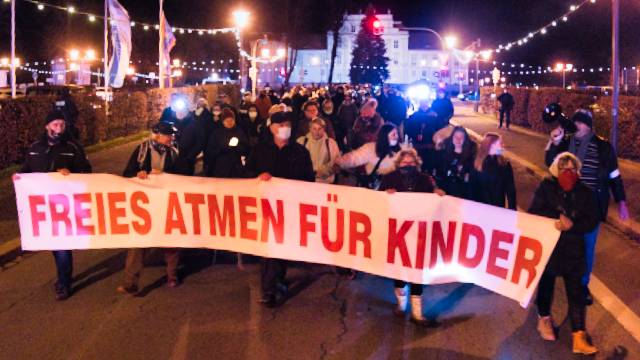 Montagsdemo in Oranienburg am 23.11.2020