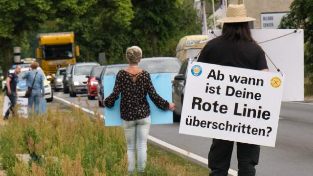 17.09.2021 Schilderaktion in Borgsdorf